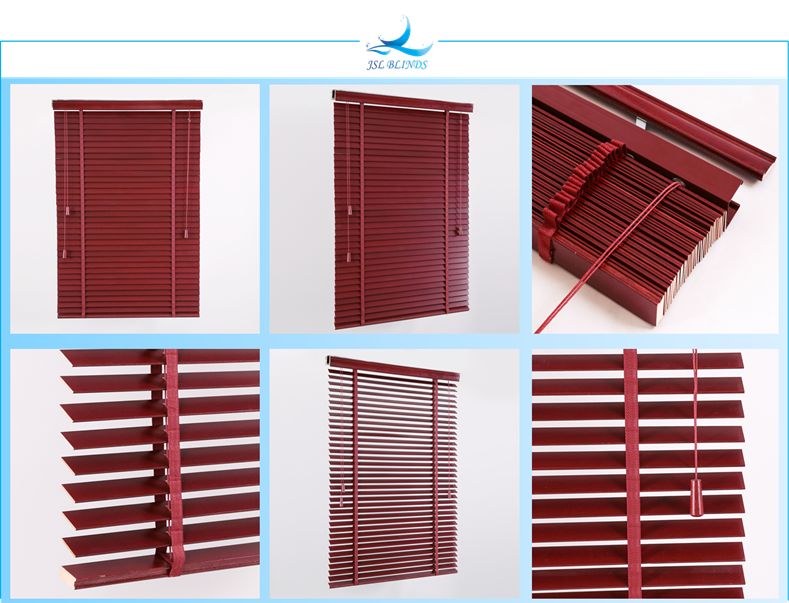 1" wooden venetian blinds