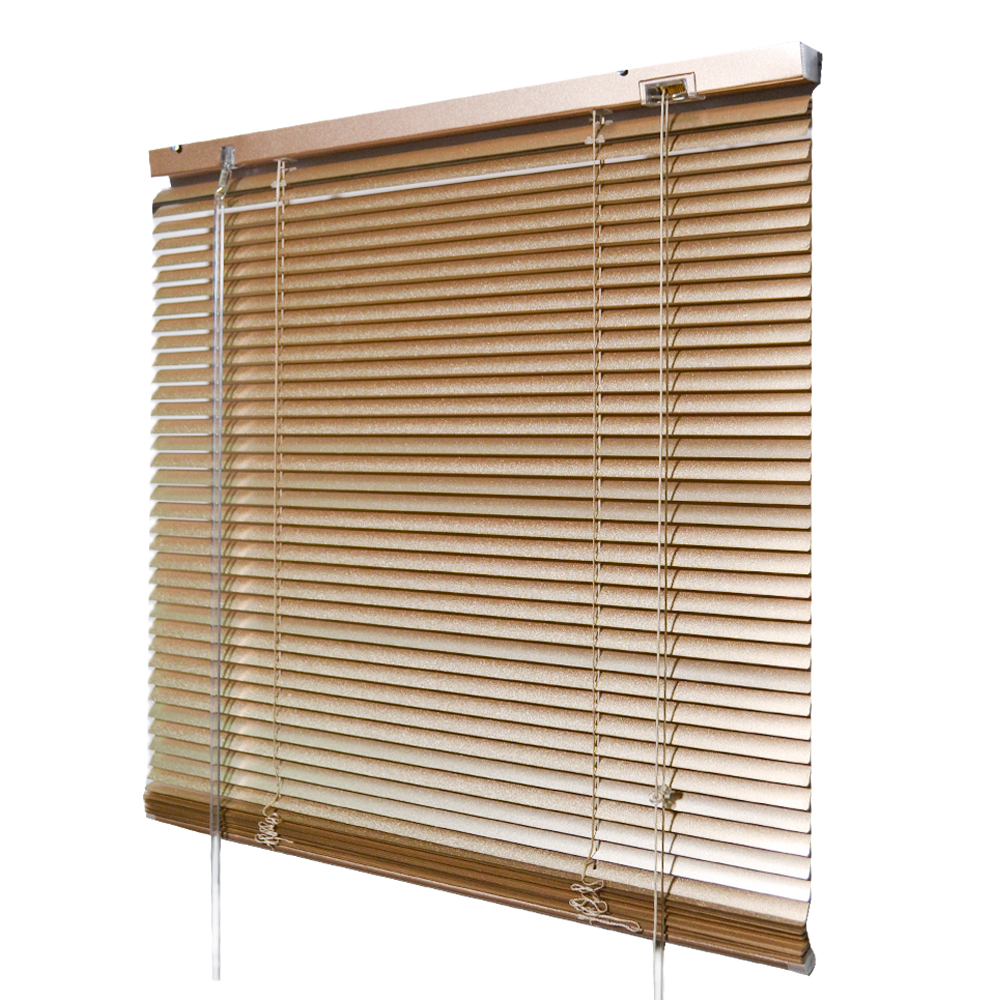 Gold color venetian blind