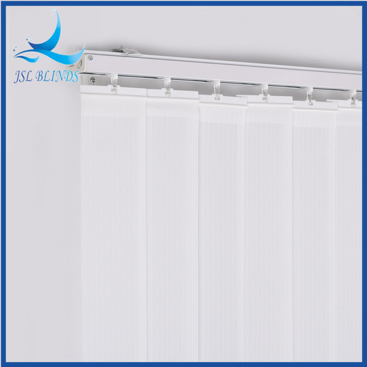 Elegant 89mm White Fabric Vertical Blinds for Home