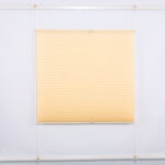 Kitchen Hook Install Cordless Control Cream Color Pleated Blinds