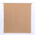 17mm Rail Hook Mount Cream Plain Fabric Simple Roller Blinds