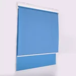 Custom Made Skylight Blue Double Blind Window Roller Shades