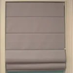 Buy Custom Made Grey Pleated Romanian Roman Blinds