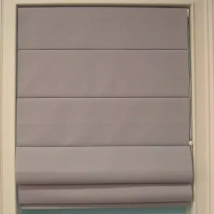 Buy Custom Made Grey Pleated Romanian Roman Blinds