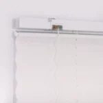Custom White Verosal Pleated Paper Door Window Blinds