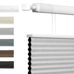 No Drill Top Down Bottom up Honeycomb Blinds - Image 2
